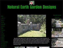 Tablet Screenshot of naturalearthgardendesigns.com